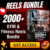 2000+ Viral Ready to Use GYM & Fitness Reels Bundle